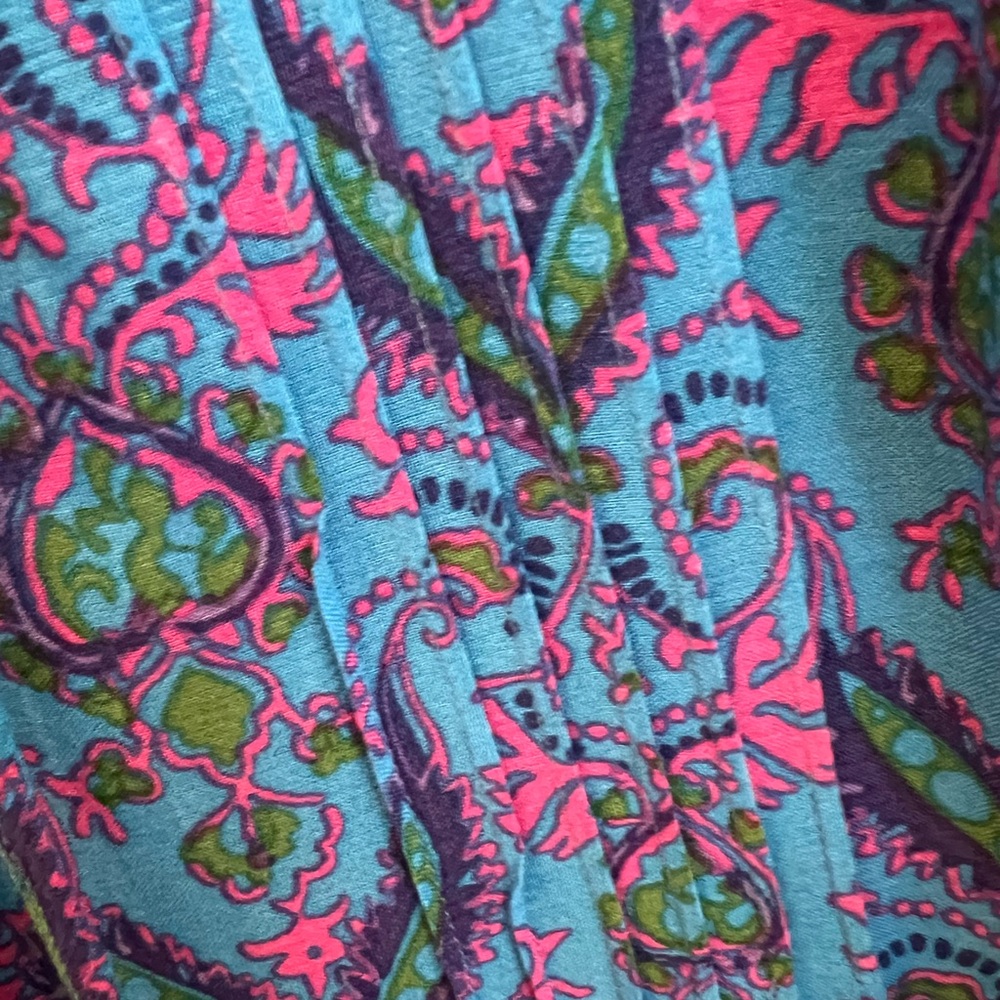 Southern Tide Brilliant Blue Paisley Dress sz S - Picture 6 of 7